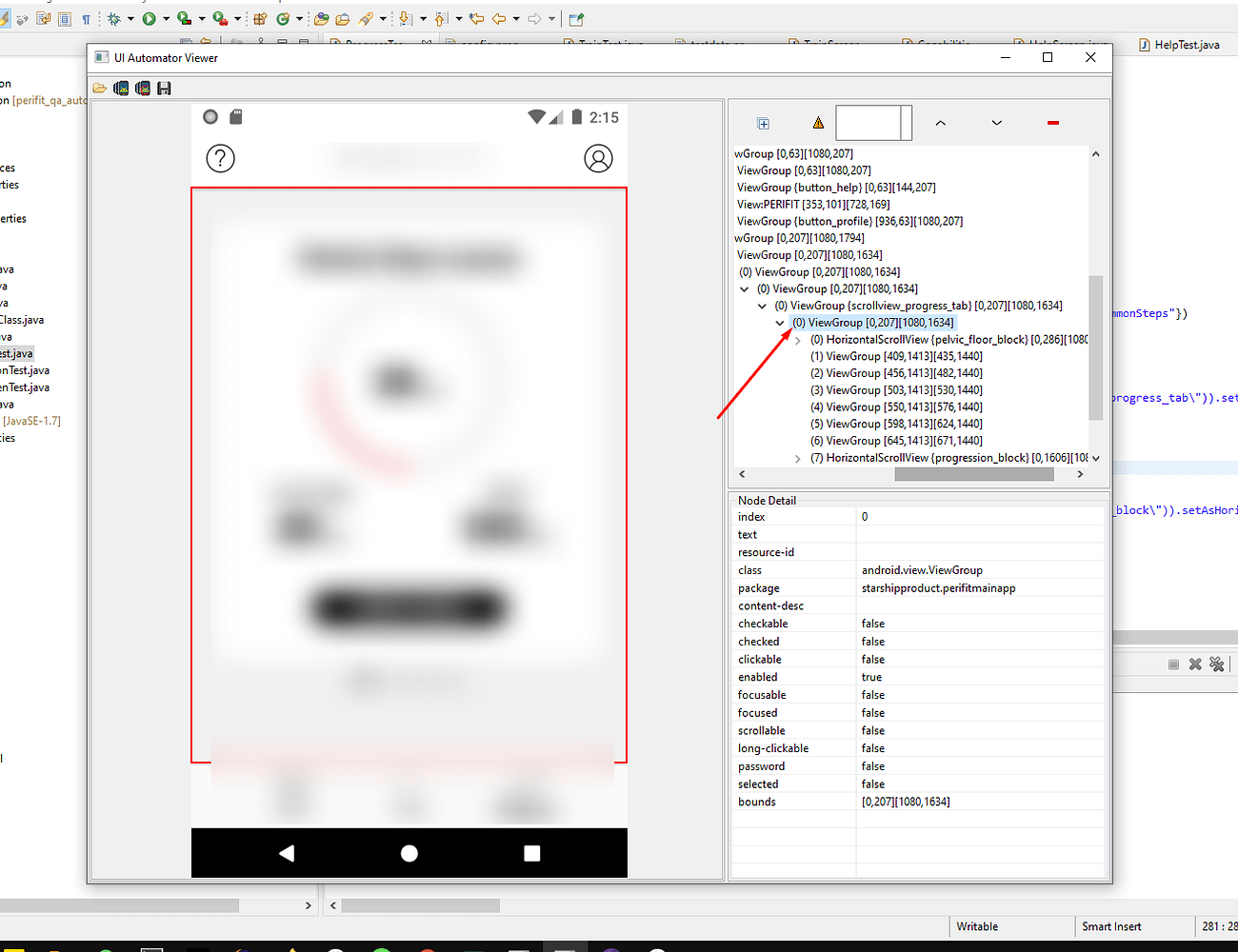 Scrolling using UiScrollable stops in the middle of the screen ...