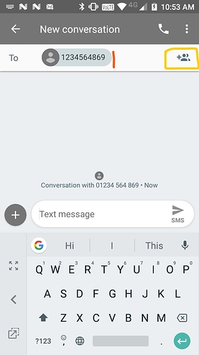 Message Screen
