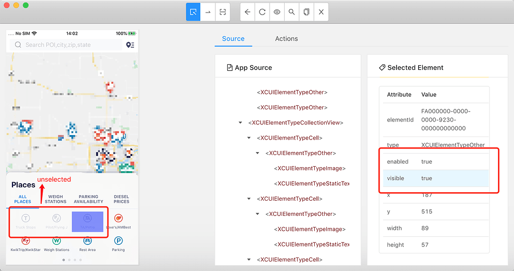 How to judge element is selected or not on iOS using Appium - Support ...