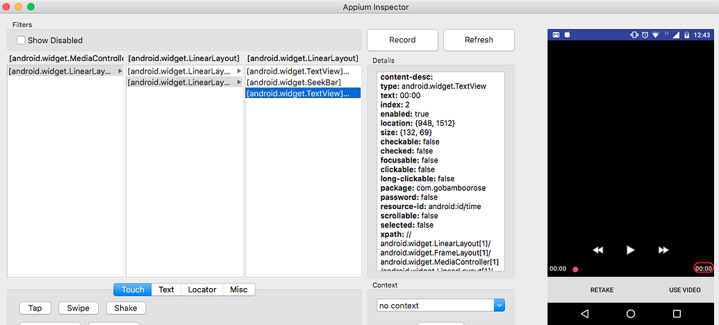 Unable to trace to an element to find Xpath in Android mobile - Support ...