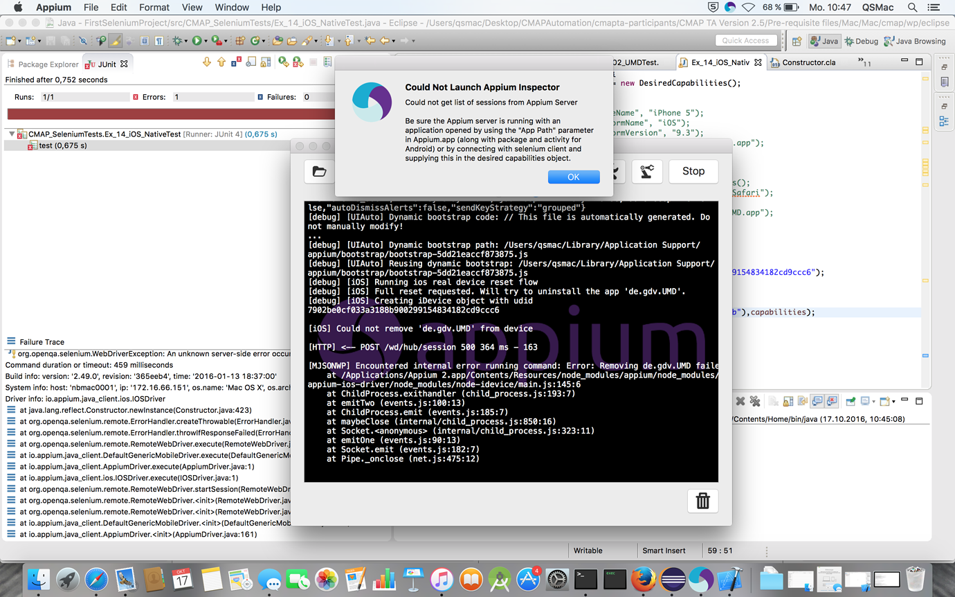 appium desktop inspector hanging appium desktop inspector hanging