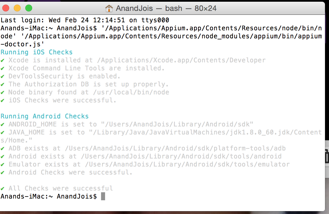 I am unable to run Appium Here is the complete details - Support ...